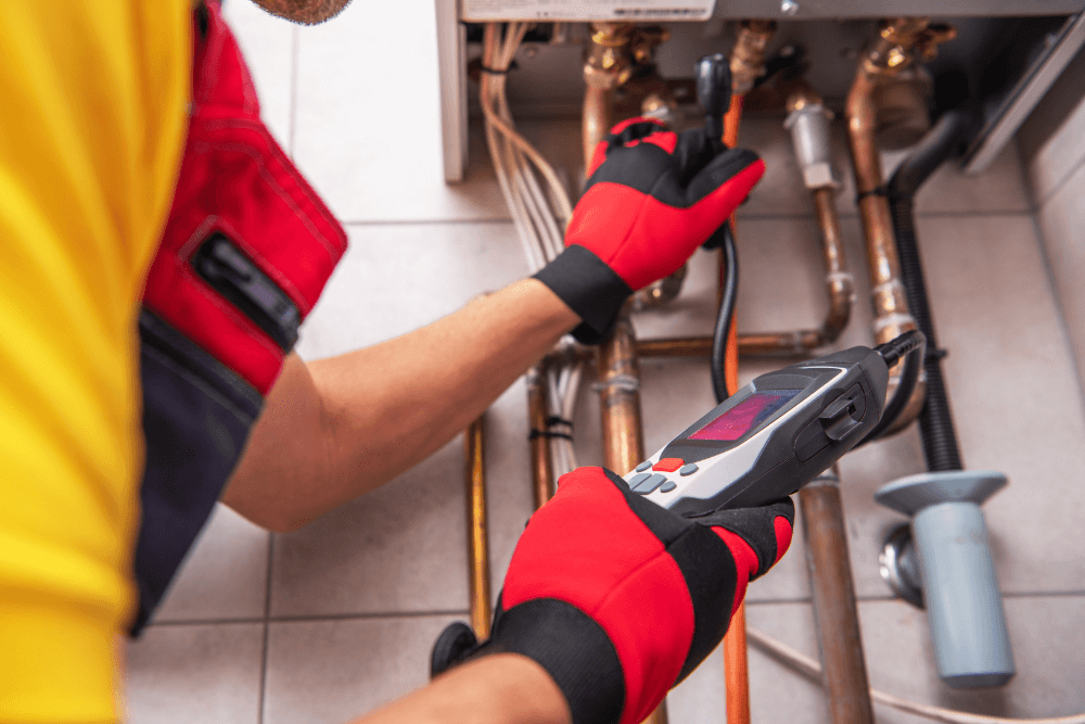 Gas leak detection and repair